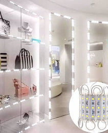 LED Waterproof Module Light, One Board With 60 Lights And 10ft White Light
