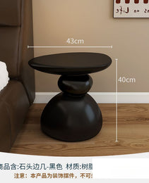 Designer Side Table Creative Light Luxury High-end Cream Style Small Coffee Table