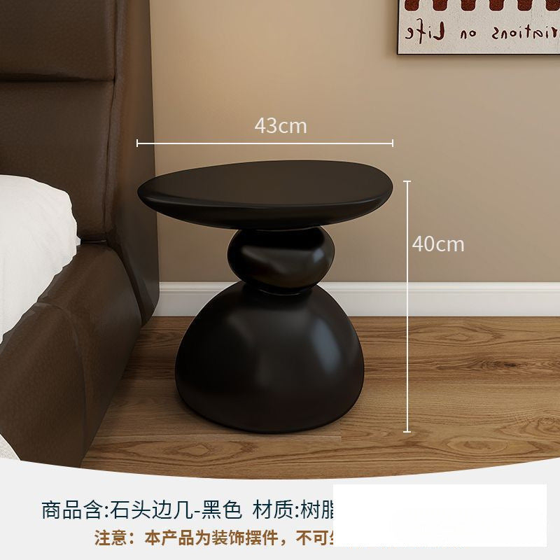 Designer Side Table Creative Light Luxury High-end Cream Style Small Coffee Table