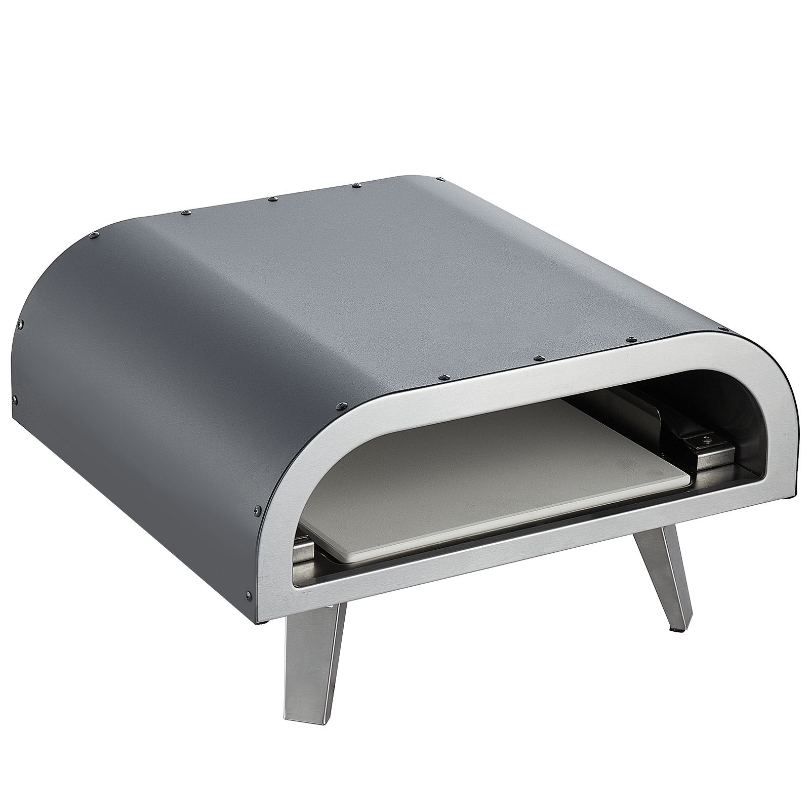 12' Outdoor Pizza Oven Portable Gas Oven Iron Spray  For Camping