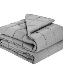 Weighted Blanket, 25 Lbs, 60 X 80 In Queen Size, Cooling Breathable Heavy Blanket With Glass Beads, All-Season Use, Suitable For 250-310 Lbs Adults, Anxiety Stress Relief, Improve Sleep, Grey