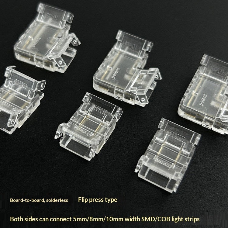 2-pin COB LED Strip Connector, Solderless Joint
