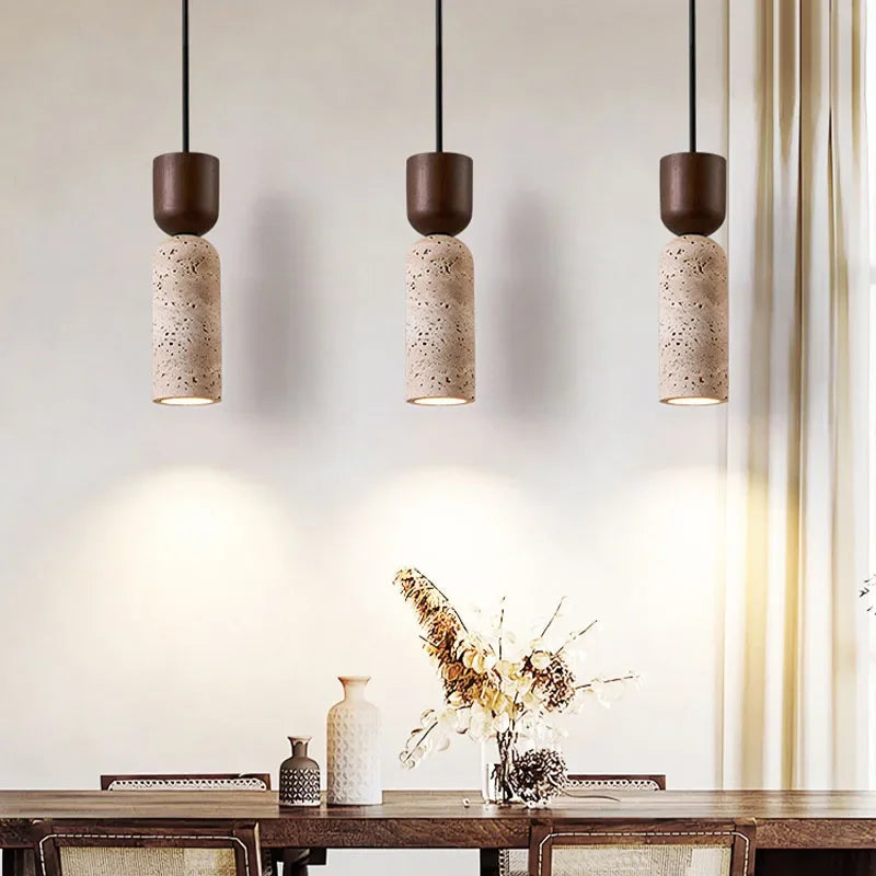 Japanese Wabi-Sabi Style Bedroom Bedside Chandelier, French-Style vintage Hotel and Homestay Atmosphere Creative and Individual