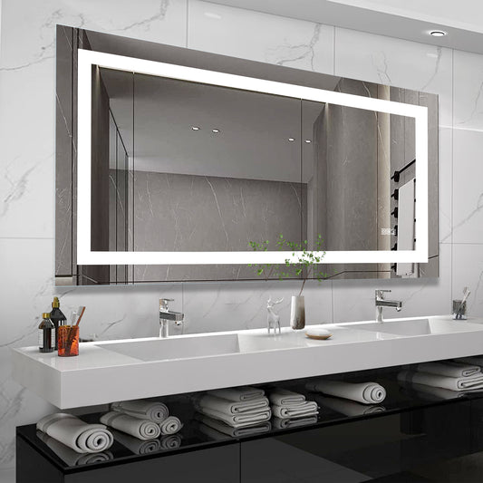 Same As W134070942-L4004 72 X 36  LED Mirror Light Bathroom,anti-Fog - Dimming Led Bathroom Vanity Mirror