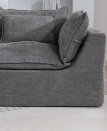 74.8  Width Cloud Couch Oversized Modular Sectional Sofa True Relax Comfy Couches Wide&Deep Seat Sofas For Living Room Furniture Sets, 2Seat
