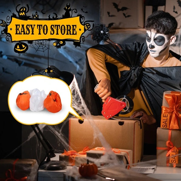 11.8 FT Halloween Inflatables Ghost Spider Pumpkin Outdoor Decorations - CJDS - FC
