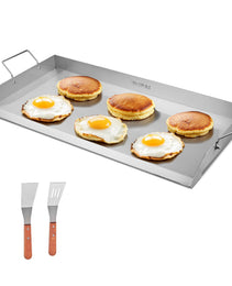 32x16 In Flat Top Griddle Stainless Steel Universal BBQ Grill Pan Cookware