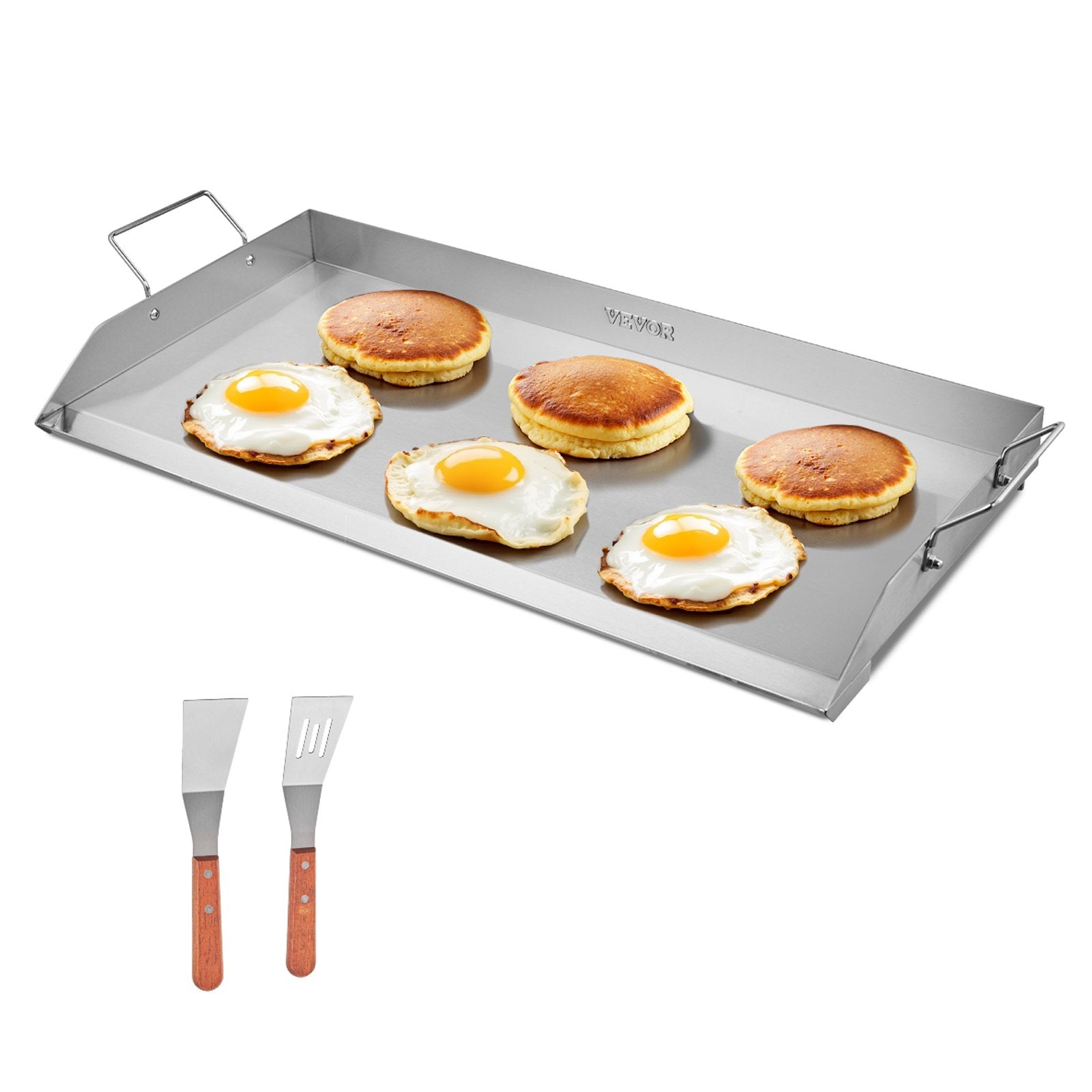 32x16 In Flat Top Griddle Stainless Steel Universal BBQ Grill Pan Cookware