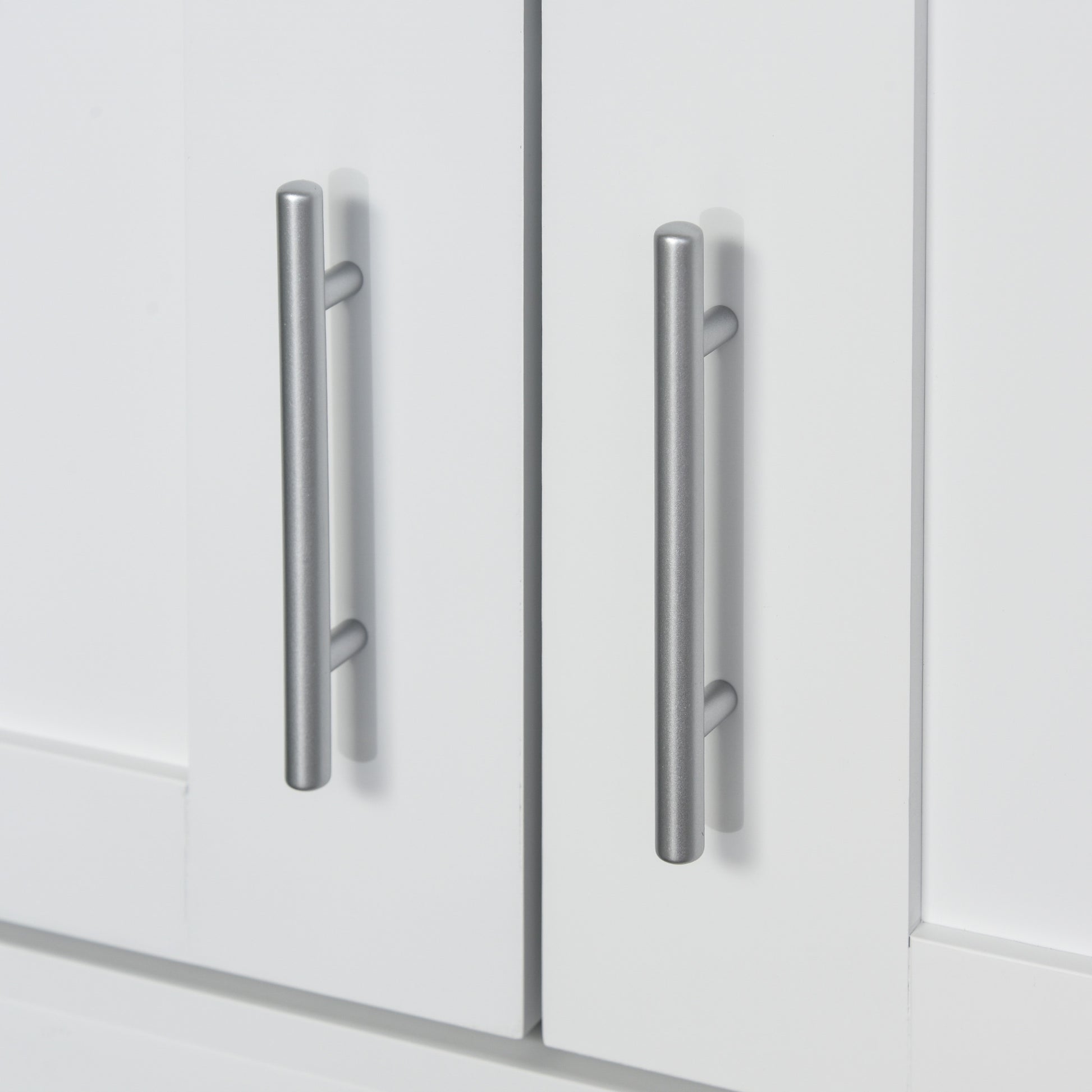 White Pantry Cabinet with Adjustable Shelving for Kitchen, Perfect for Family, White