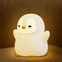 Axolotl Night Light for Kids, Animal Silicone Nursery Night Lamp, Rechargeable Table Lamp Bedside Lamp, Cute Room Decor Night Light for Bedroom Living Room Dining Desk Decor Gift Kawaii Toys