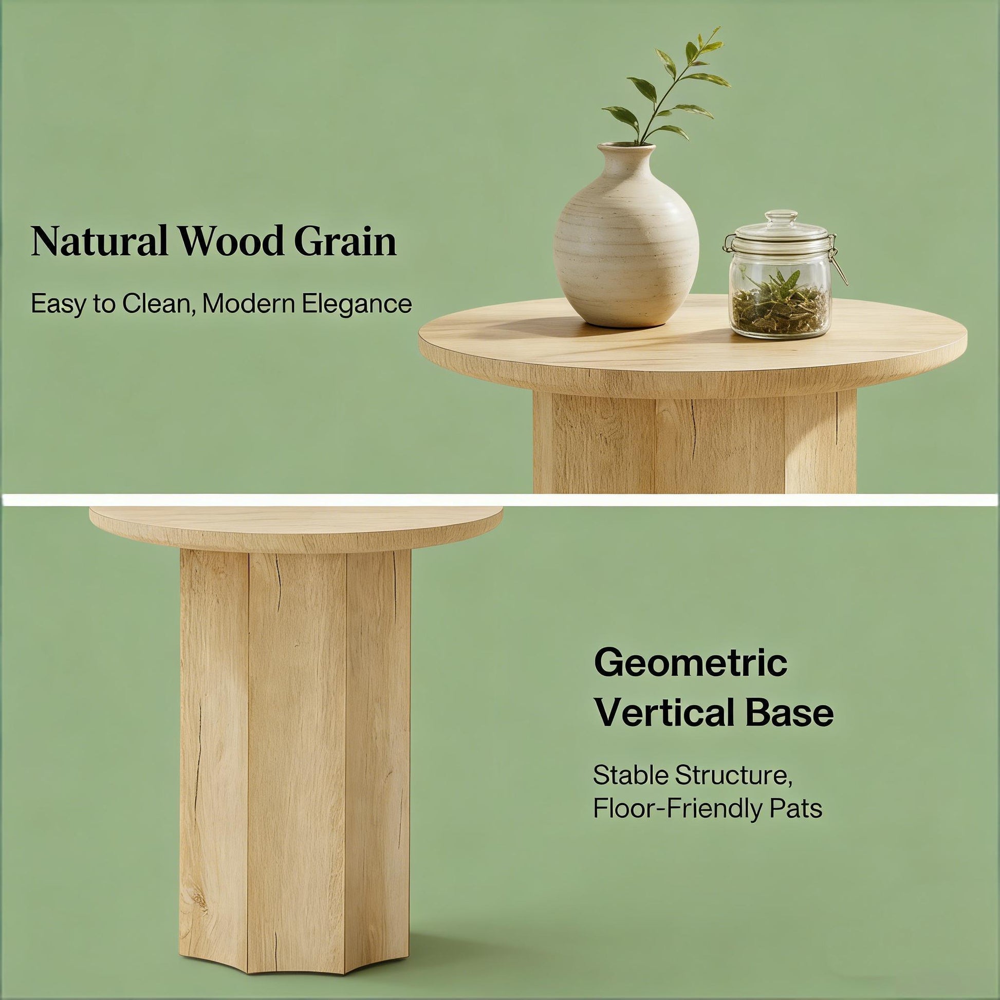 Drink Table,Round Side Table,Elegant End Table
