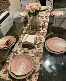 8.75" Stoneware Radicchio Salad Plate Pink