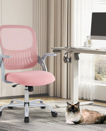 Tall Office Chair For Standing Desk With Adjustable Foot Ring,Counter Height Office Chairs