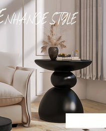 Designer Side Table Creative Light Luxury High-end Cream Style Small Coffee Table
