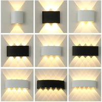 Led Wall Lamp outdoor Stair Light Fixture Bedside Loft Living Room Up Down Home Hallway Lampada 2W 4W 6W 8W 10W 12W Wall Sconces