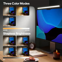 Computer Monitor Screen Light Bar LED Desk Lamp Monitor Light Bar Eye-Care Stepless Dimming Lighting Table Lamp for Work Gaming