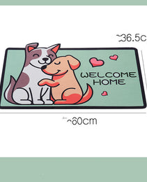 Cartoon Welcome Entrance Doormats Carpets Rugs For Home Bath