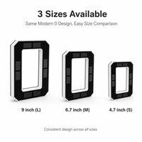 9/6.7/4.7In Solar-Powered Illuminated Outdoor Address Signs - IP54 Waterproof Auto On/Off LED House Numbers Plaque,Modern Farmhouse Home Decor, DIY Personalized Exterior Door Addressing Accessory