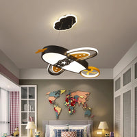 Children's Room Ceiling Chandeliers Cartoon Airplane Lights Minimalist Modern Nursery Little Boy Girl Bedroom Hanging Chandelier