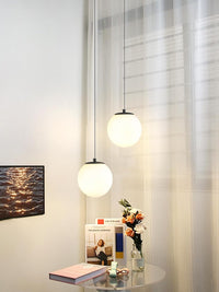 Modern Globe Chandelier Bubble Chandelier for Staircase Globe Pendant Light