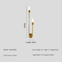 Retro Background Living Room Aisle Bedroom Lamp Bedside Nordic Creative LED Decorative Wall Lighting Modern Minimalist Wall Lamp