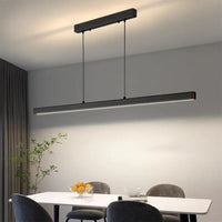 Modern LED Pendant Light 80/100CM Lines High-End Feel For Restaurants Offices Conference Rooms Long Strip Lighting Fixtures