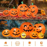 LED String Lights 7pcs Pumpkin Inflatable Halloween Decoration - CJDS - FC