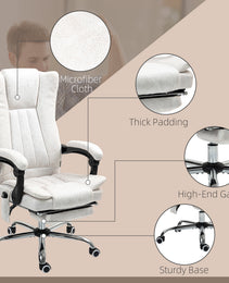 Massage Office Chair , Reclining Computer Chair