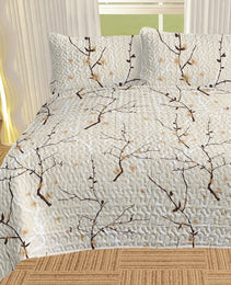 3pcs Minimalist Tree Branch Patterned Blankets Suitable For All Seasons, Including Flower And Autumn Leaf Bedding Sets With 2 Pillowcases, Suitable For Children And Adults