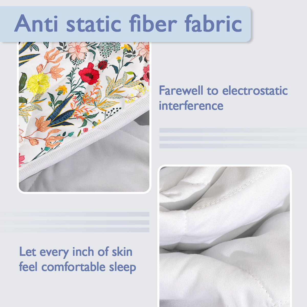 Floral Quilt 3 Pieces Microfiber Quilt Sets Lightweight Bedspreads Botanical Coverlets Quilt Bedding Set All Season Quilts