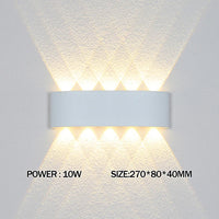 Led Wall Lamp outdoor Stair Light Fixture Bedside Loft Living Room Up Down Home Hallway Lampada 2W 4W 6W 8W 10W 12W Wall Sconces
