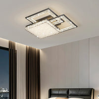 Italian Acrylic Flower Ceiling Lights Modern Smart Luxury Crystal LED Flush Mount Ceiling Lamp Living Room Bedroom Home Decor
