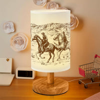 Cute Dragon Bedside Table Lamp for Bedroom with USB Port (White)