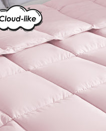 Pink Extra Large Plump Thick Duvet Enhanced Warmth Skin Friendly Comfort. Fits Single Double Beds. Luxury Hotel Grade Insert For Bedroom Use. Perfect Christmas Gift Replacement.