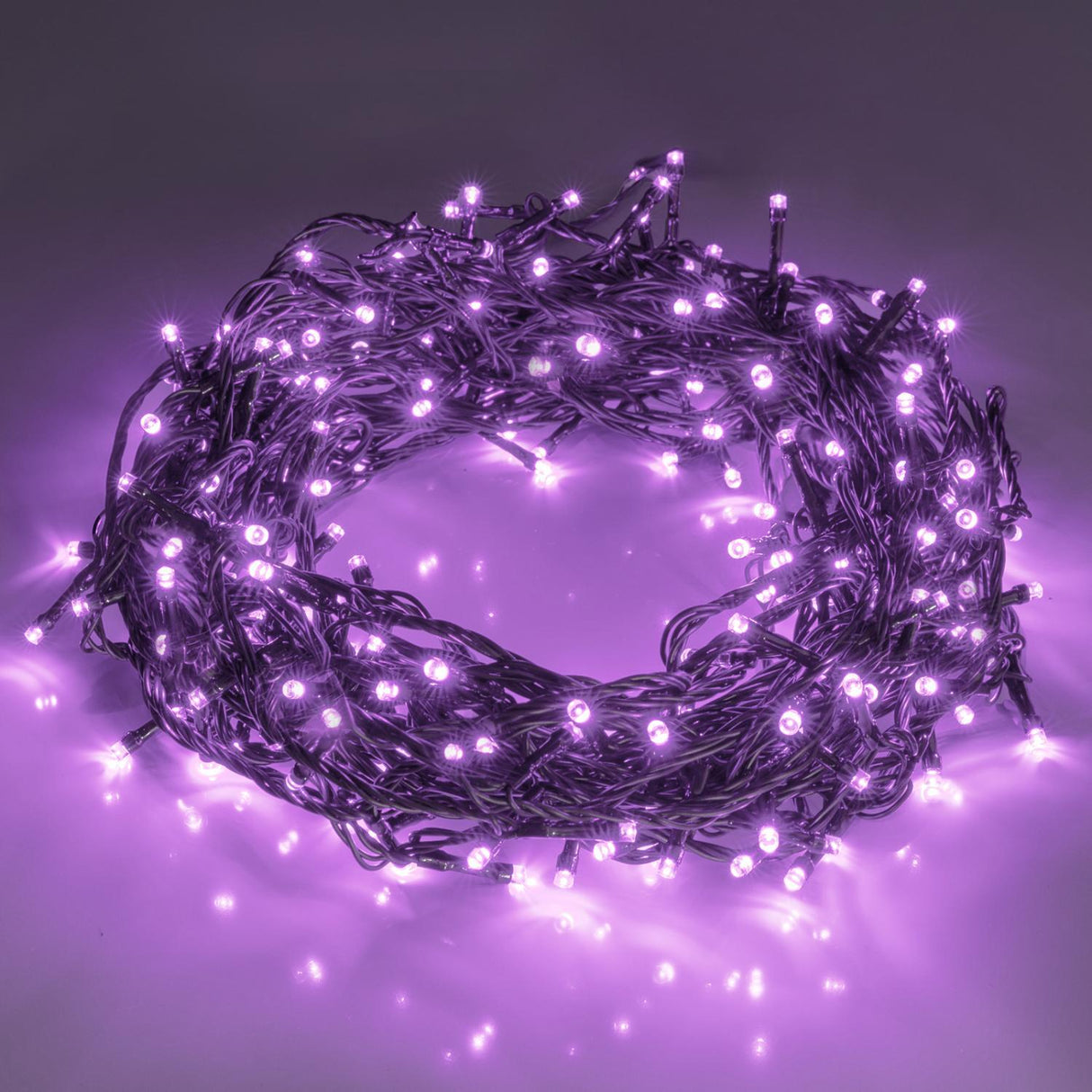 200pcs 66ft Halloween Fairy String Lights 8 Lighting Modes Mini Plug-in String Lights Indoor And Outdoor Christmas Garden Wedding Party Decoration Purple - CJDS - FC