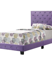 Charming Purple Twin Bed For Stylish Spaces