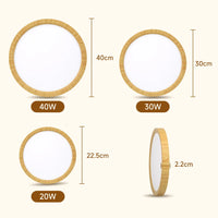 Ultra-thin Led Ceiling Light 220V Bedroom Lamp LED Panel Indoor Lighting for Living Room 3 Colors Adjustments Ceiling Lamp Round