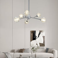 Sputnik Chandeliers for Dining Room，6 Lights D25'' Inch