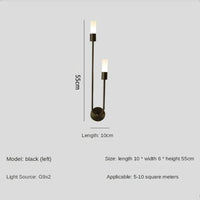 Retro Background Living Room Aisle Bedroom Lamp Bedside Nordic Creative LED Decorative Wall Lighting Modern Minimalist Wall Lamp