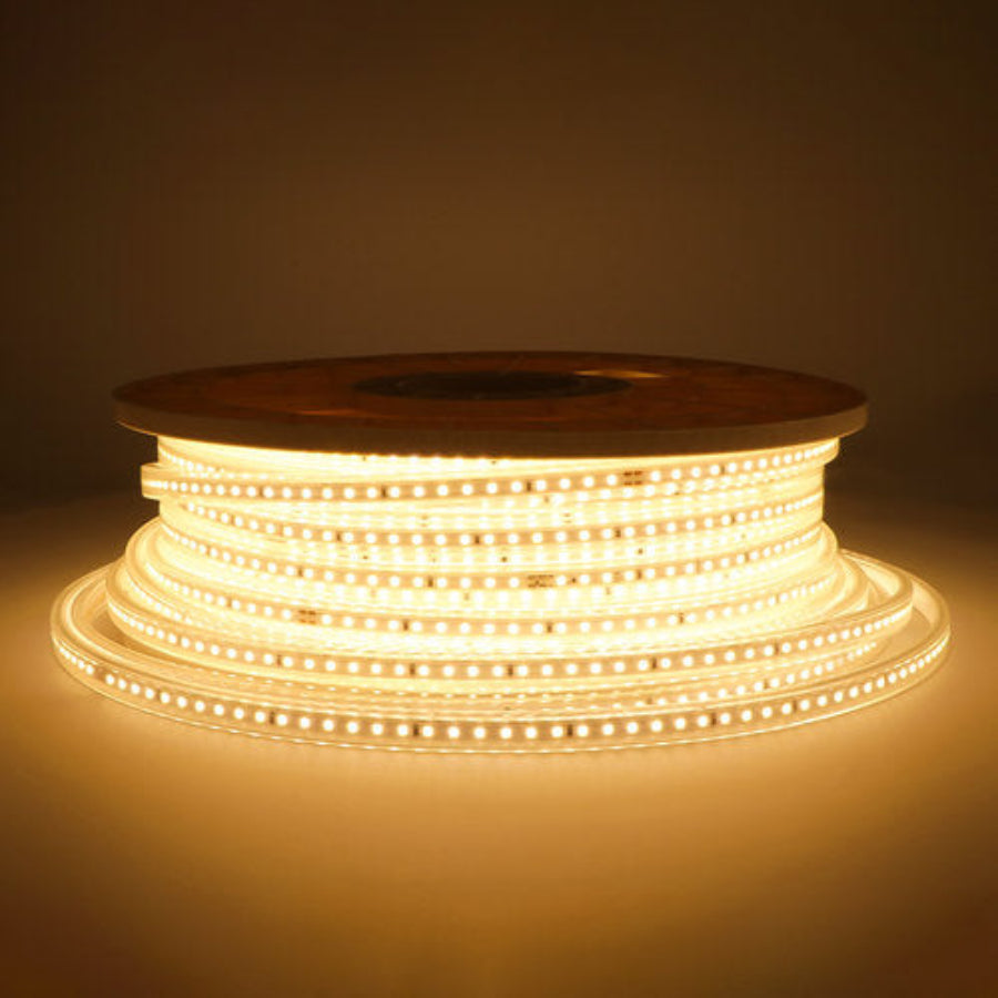 Radiate Elegance: Transform Your Space with 50m - 160FT - of Warm White LED Strip Lights - 110V - Redefine Ambiance and Illuminate with Grace!