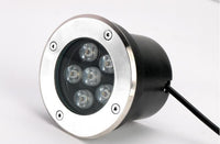 Underground Light 9W WW IP67 12V - 6ft cable - SS316 - HTK