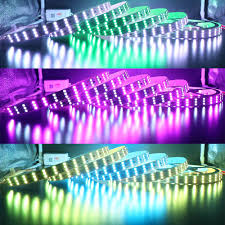 Transform Your Space with the Magic of Illumination: 12V - 16.4FT 8W/m Digital Water Flow Running LED Strip WW - IP20, Enhanced by NewS Technology!