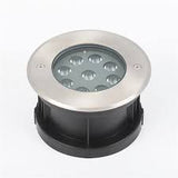 Underground Light 9W WW IP67 12V - 6ft cable - SS316 - HTK