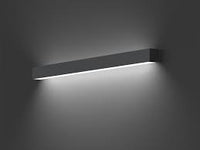DB77A Revamp Your Space with Wall Mounted Surface LED Lights - 600, 25W DOP3 - 2Ft Black Fixture - 3 Color Temperatures - Illuminate with Modern Elegance!