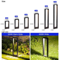 【CHIMU HOME】60/80cm Waterproof Solar Bollard Post Light Modern LED Landscape Pathway Garden Decor Lighting