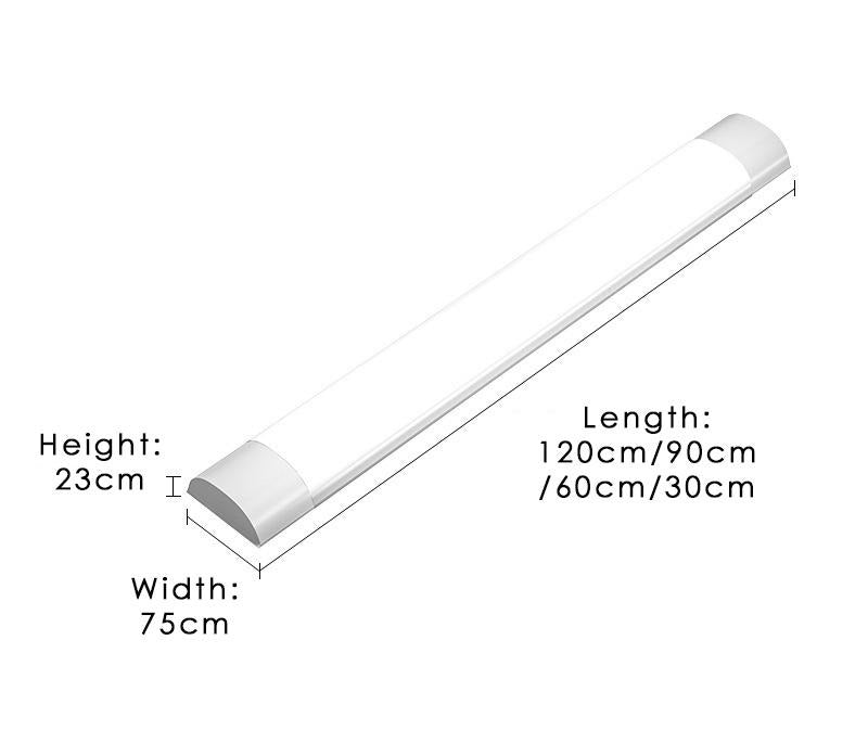 Juno 10-40W Arc Commercial LED Batten Linear Ceiling Light