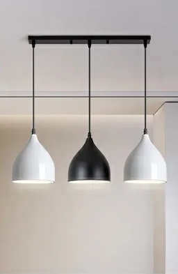 Cressida 1-Light E27 Iron Restaurant Pendant Ceiling Light