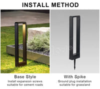 【CHIMU HOME】60/80cm Waterproof Solar Bollard Post Light Modern LED Landscape Pathway Garden Decor Lighting