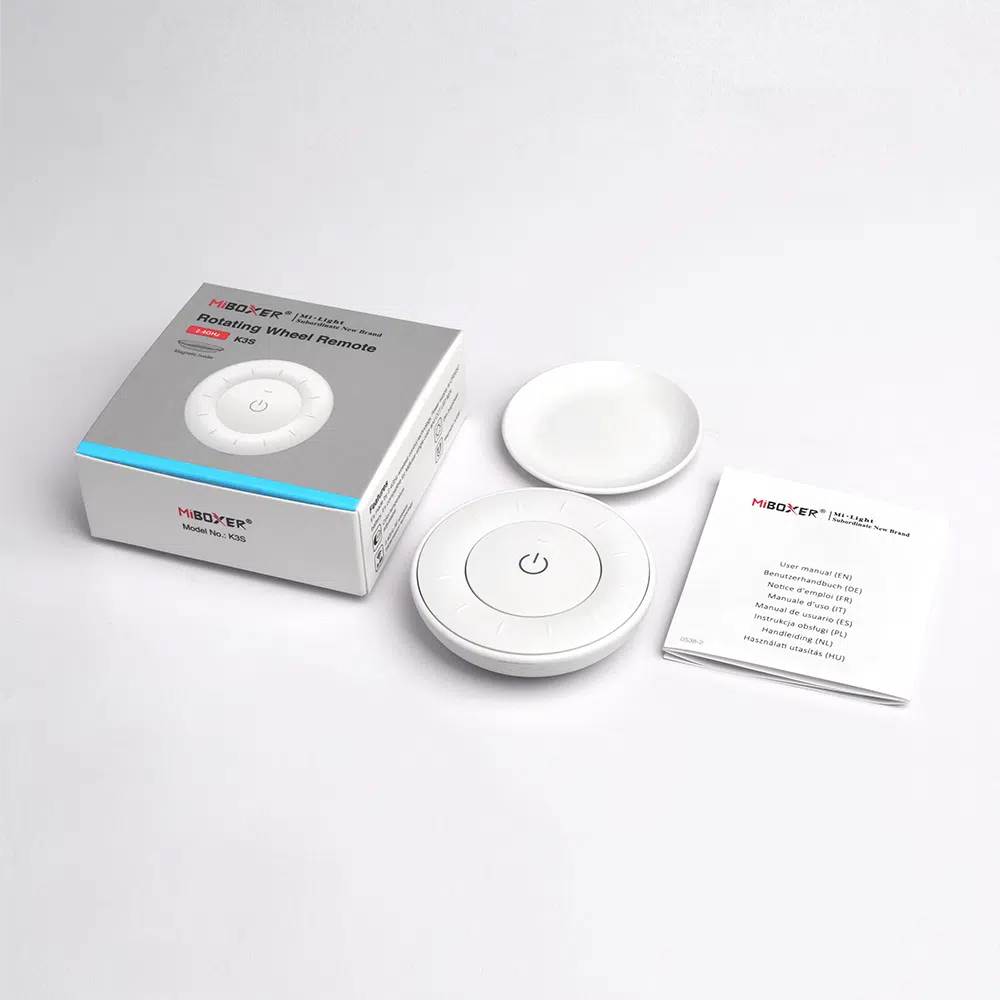 Milight K3S Rotating Wheel Remote Control - White