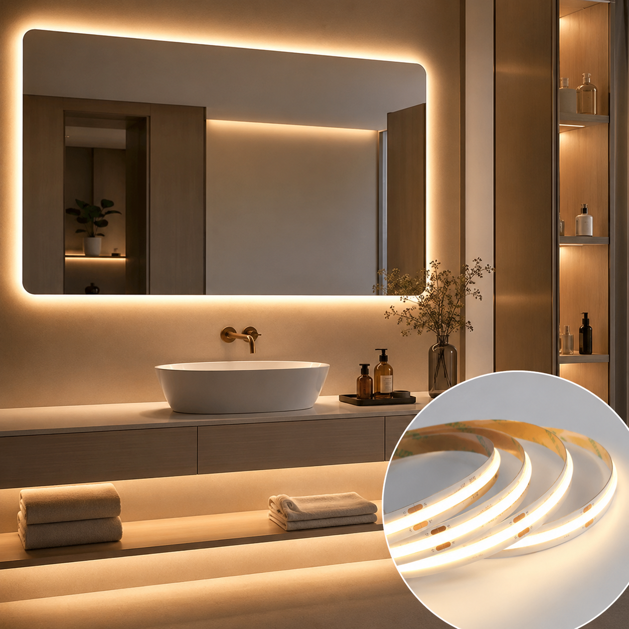 LED COB Warm White IP20 - 24V  - 16.4FT  Strip Light - News